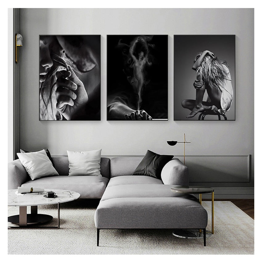 CORX Designs - Black and White Woman Portrait Canvas Art - Review