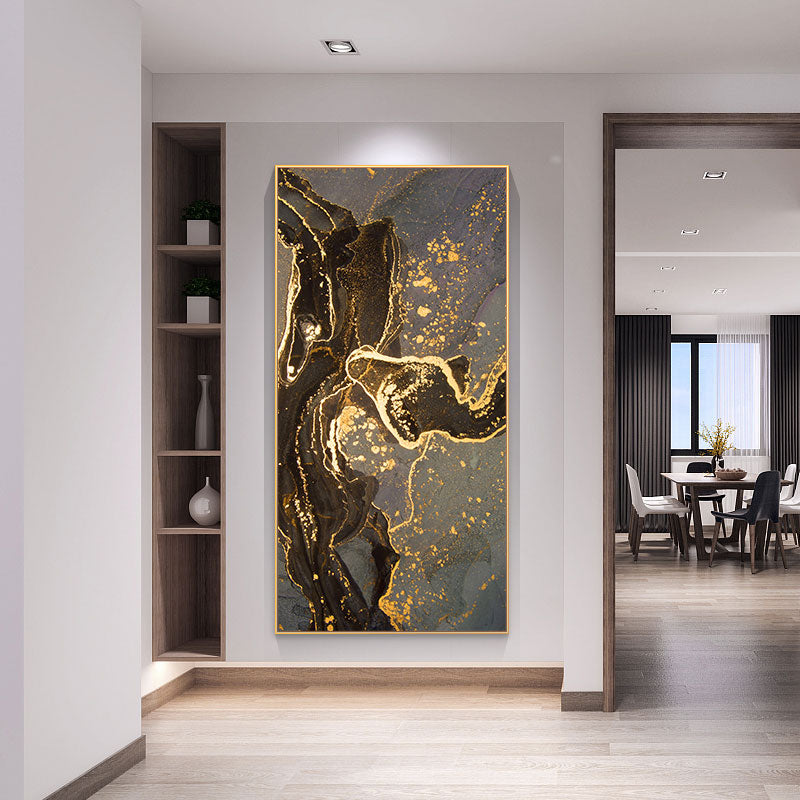 CORX Designs - Gray Gold Marble Canvas Art - Review