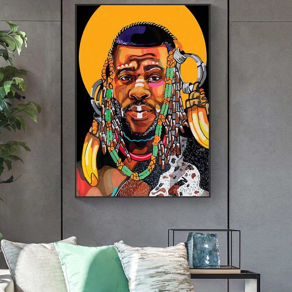 CORX Designs - African Tribal Illustration Canvas Art - Review