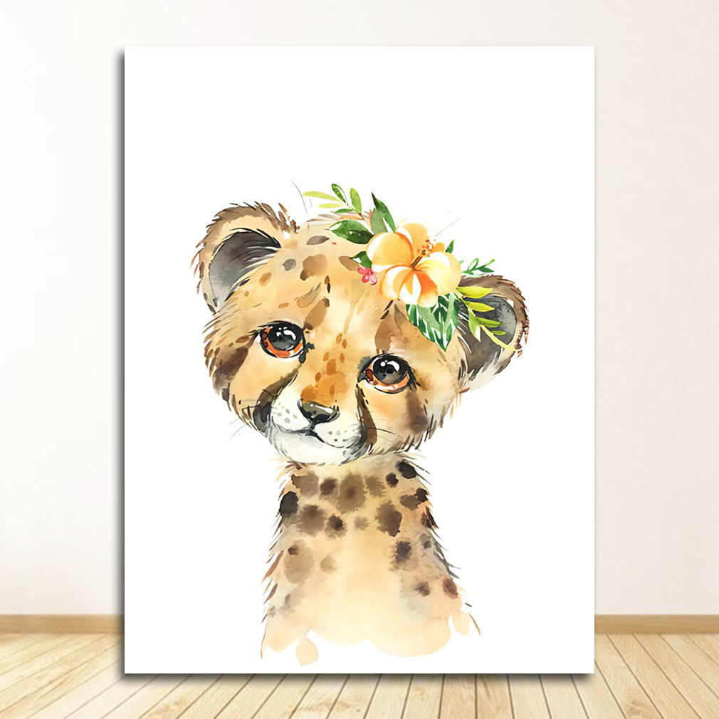CORX Designs - Cute Animal Nursery Wall Canvas Art - Review