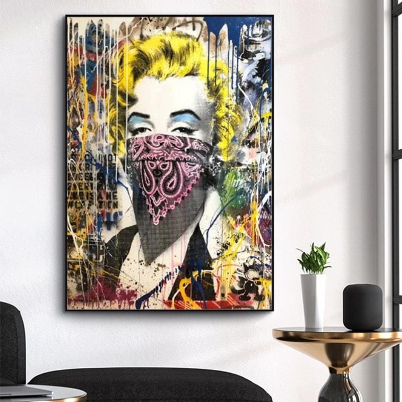 CORX Designs - Graffiti Marilyn Monroe Portrait Canvas Art - Review