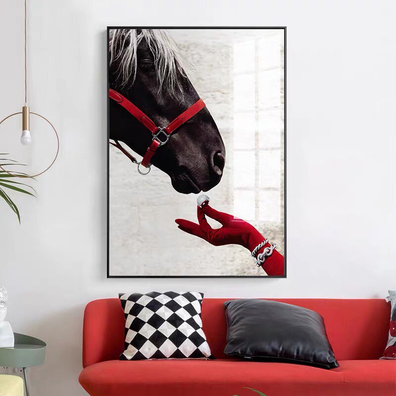 CORX Designs - Zebra Horse Red Glove Ring Canvas Art - Review