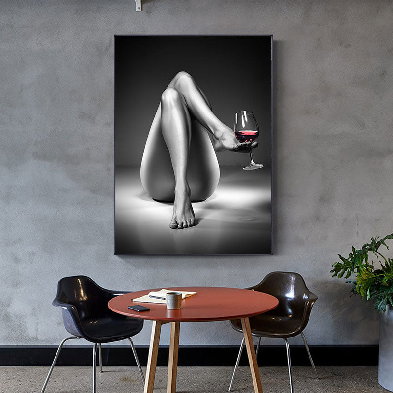 CORX Designs - Nude Woman Wine Glass Canvas Art - Review