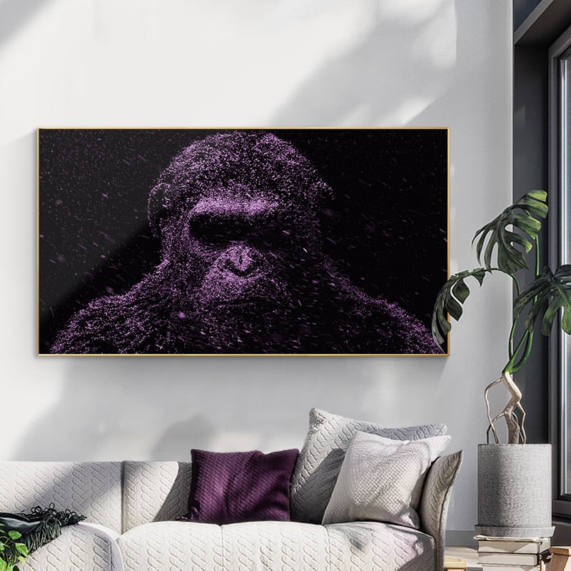 CORX Designs - Purple Orangutan Canvas Art - Review