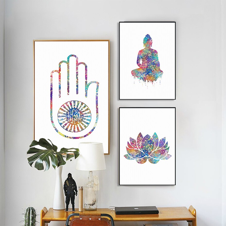 CORX Designs - Buddha Spiritual Free Spirit Yoga Canvas Art - Review