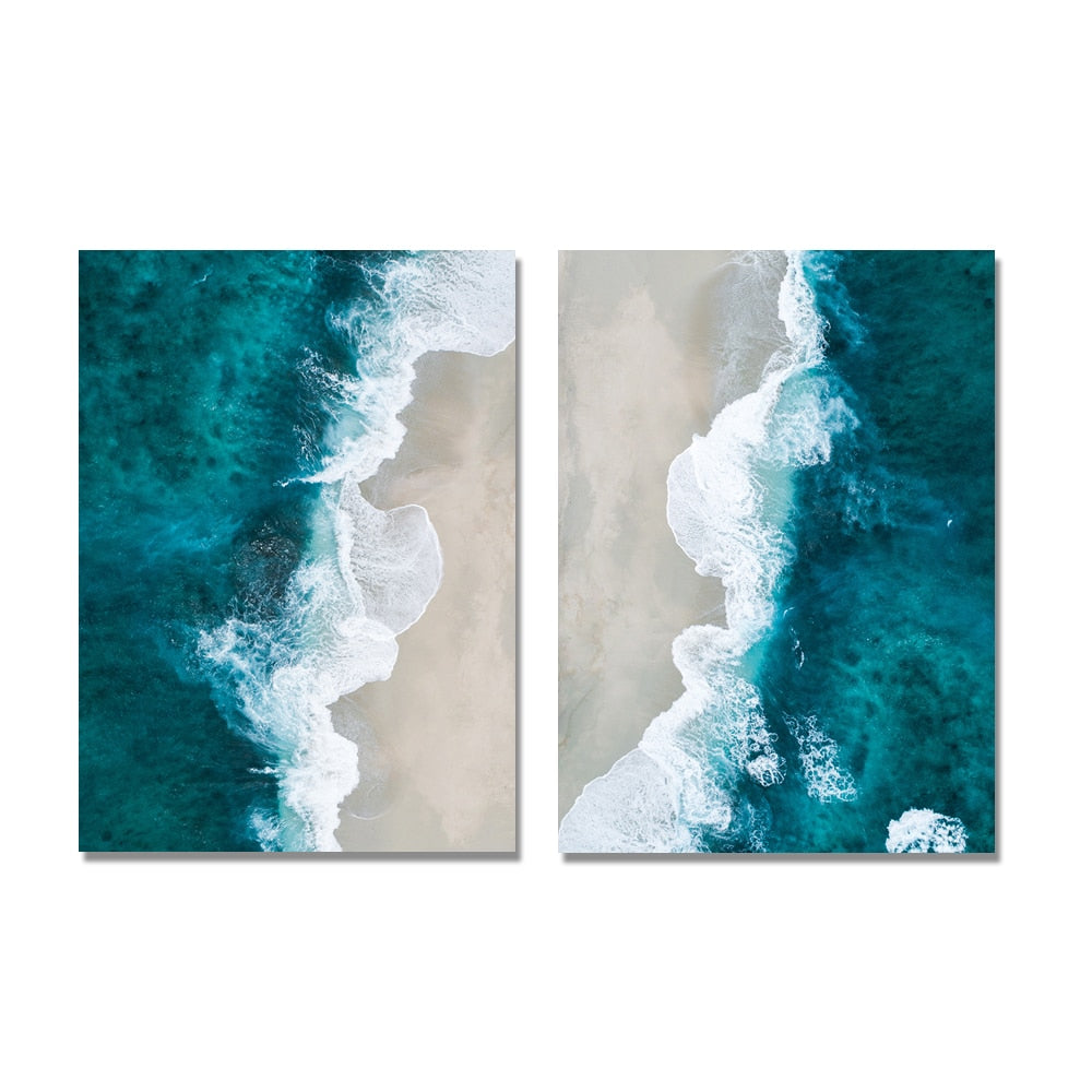 CORX Designs - Blue Waves Canvas Art - Review