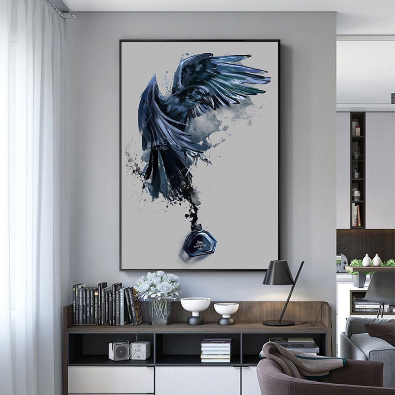 CORX Designs - Dark Blue Eagle Canvas Art - Review