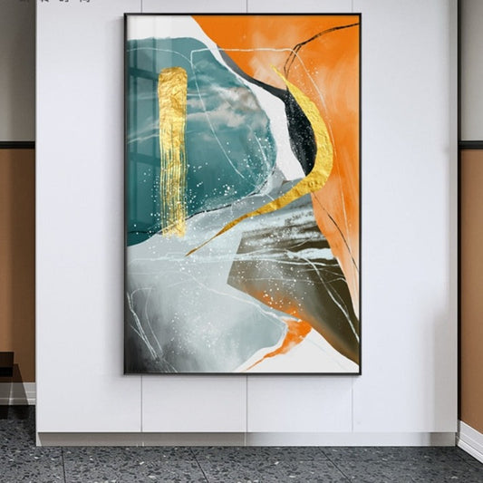 CORX Designs - Abstract Gold Foil Canvas Art - Review