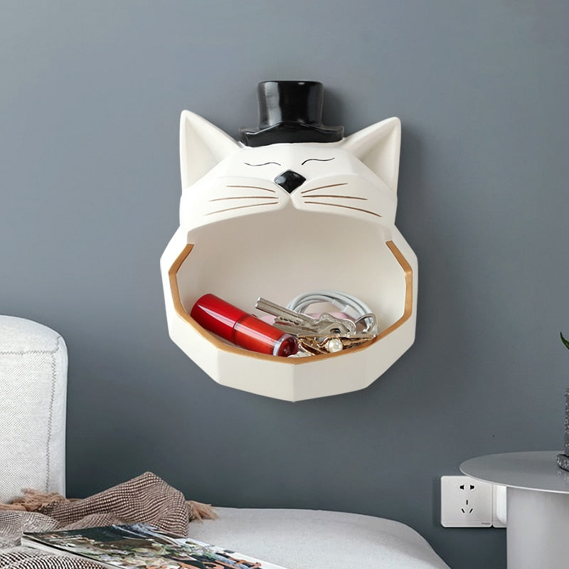 CORX Designs - Big Mouth Cool Cat Storage Wall Decor Statue - Review