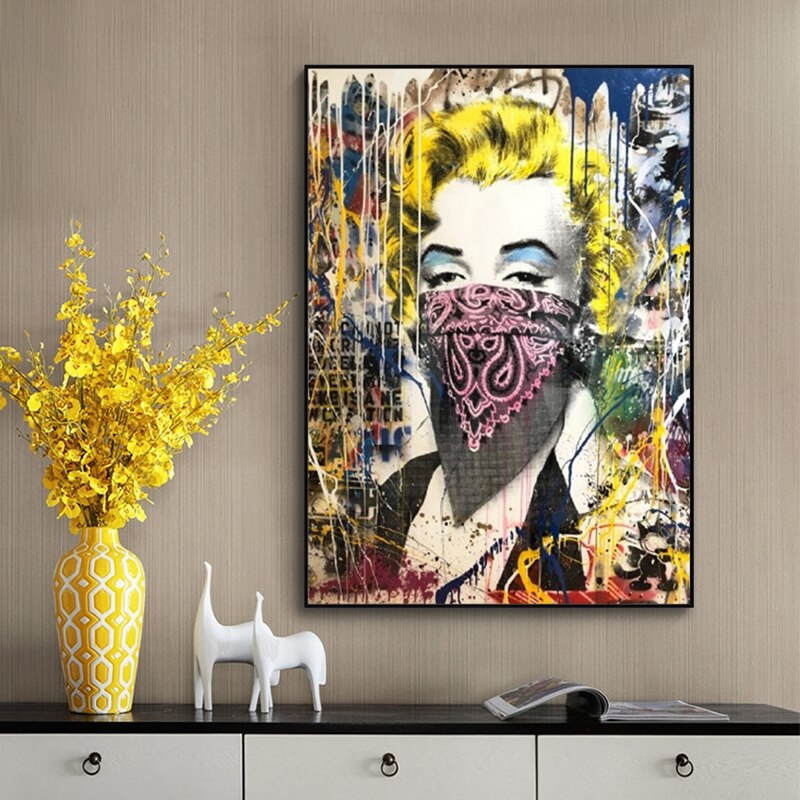 CORX Designs - Graffiti Marilyn Monroe Portrait Canvas Art - Review