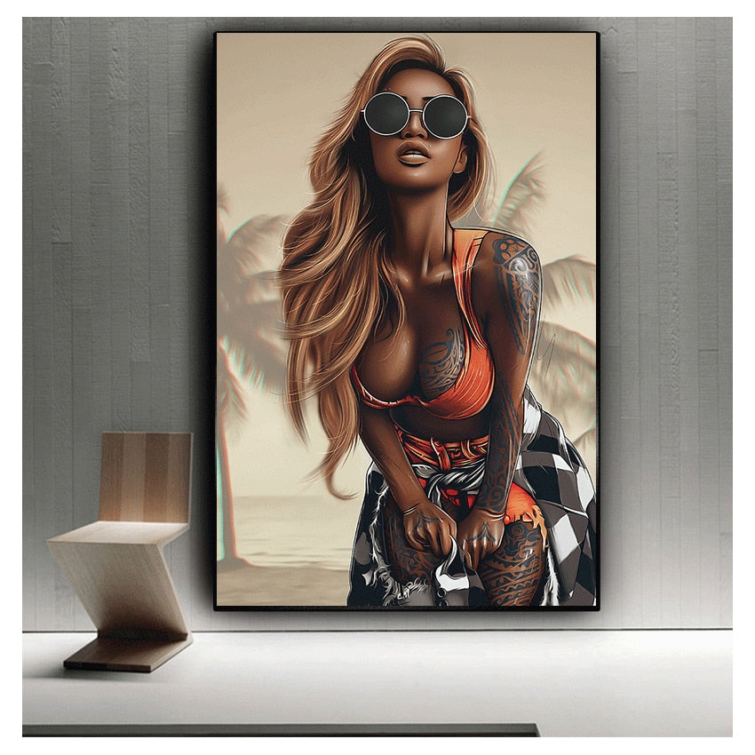 CORX Designs - Pop Art Sexy Tattoo Woman Canvas - Review