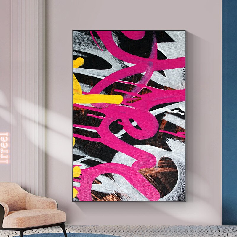 CORX Designs - Graffiti Abstract Swirl Paint Canvas Art - Review