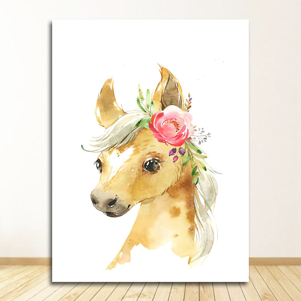 CORX Designs - Cute Animal Nursery Wall Canvas Art - Review