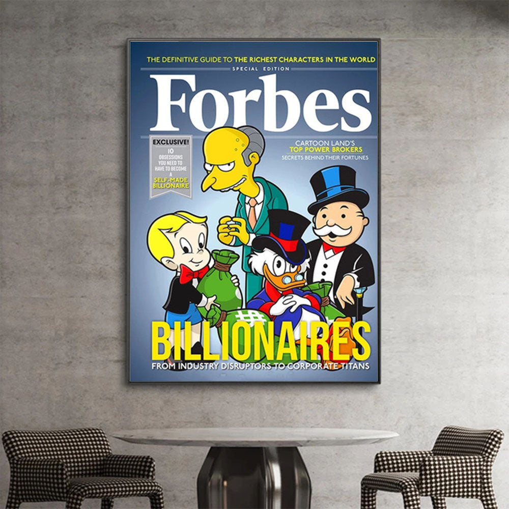 CORX Designs - Cartoon Forbes Canvas Art - Review