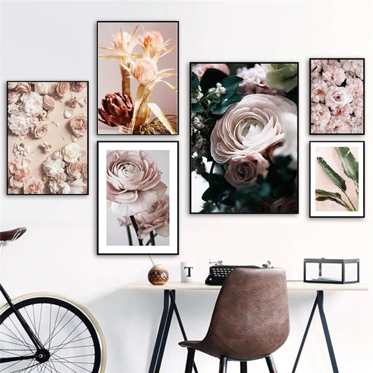 CORX Designs - Pink Peony Rose Flower Canvas Art - Review