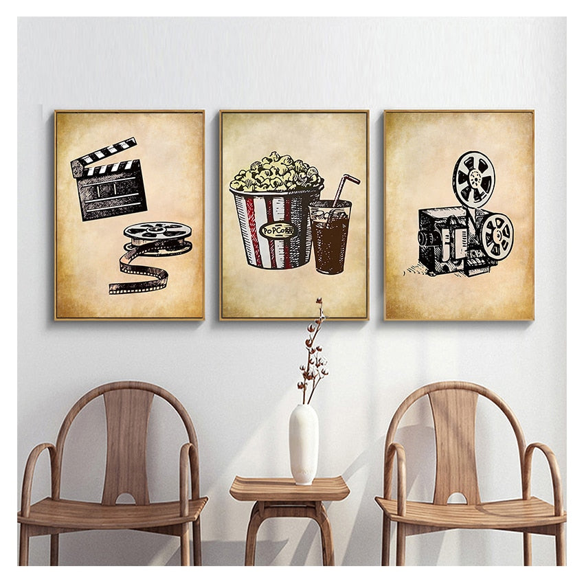 CORX Designs - Movie Theater Popcorn Vintage Art Canvas - Review