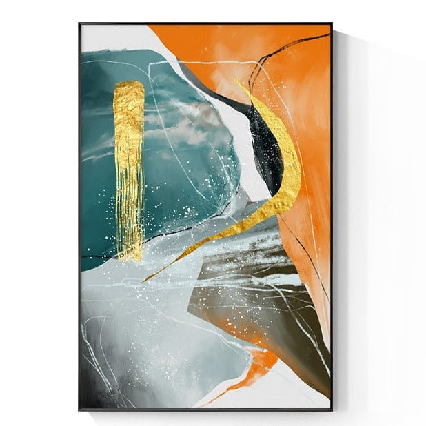 CORX Designs - Abstract Gold Foil Canvas Art - Review