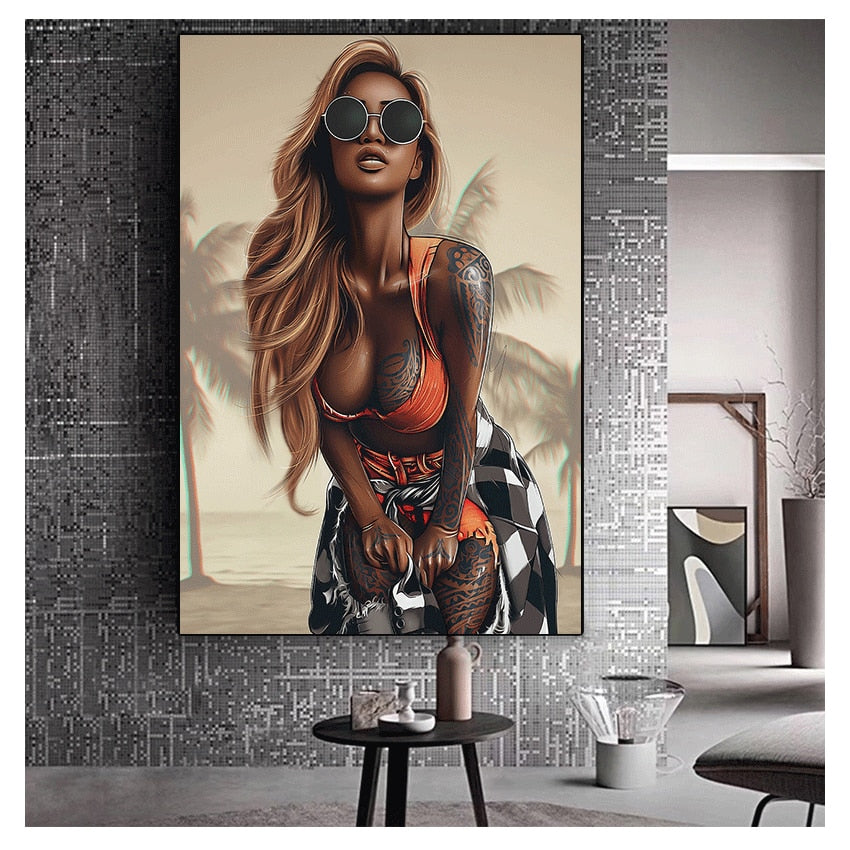 CORX Designs - Pop Art Sexy Tattoo Woman Canvas - Review