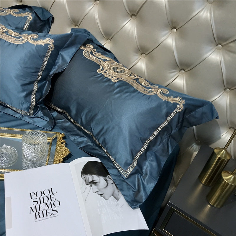 CORX Designs - Fjord Damask Sateen Duvet Cover Bedding Set - Review