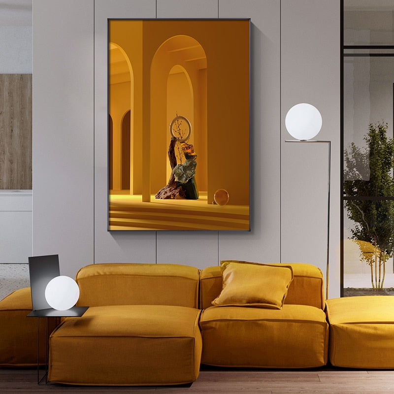 CORX Designs - Solid Color Statue Canvas Art - Review
