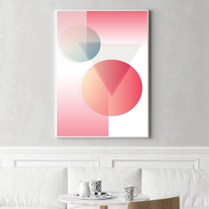 CORX Designs - Abstract Colorful Geometric Pattern Canvas Art - Review
