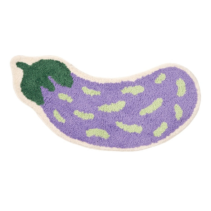 CORX Designs - Arc-shaped Banana Eggplant Rug - Review