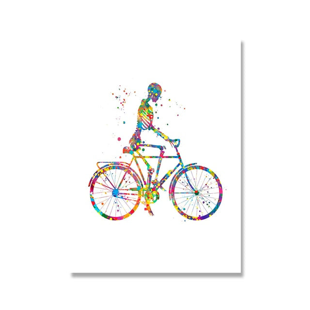 CORX Designs - Skeleton Work Out Canvas Art - Review