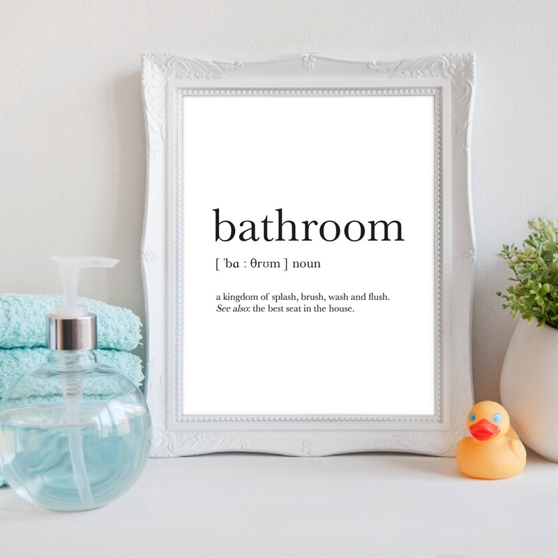 CORX Designs - Deja Poo Bathroom Definition Canvas Art - Review