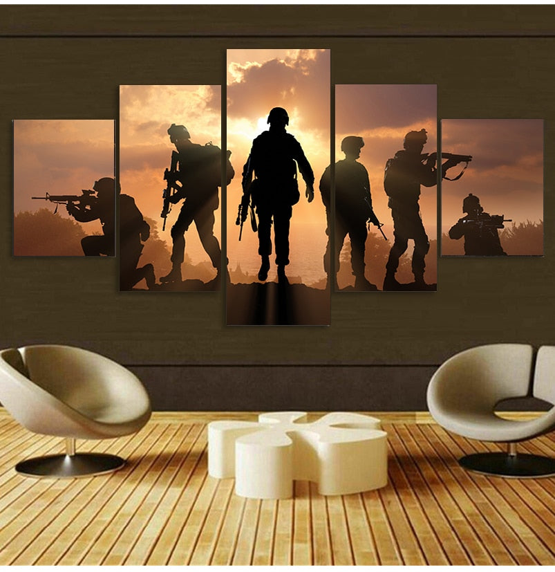 CORX Designs - Patriotic US Army Sunset Canvas Art - Review