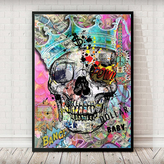 CORX Designs - Pop Art Skull Graffiti Canvas Art - Review