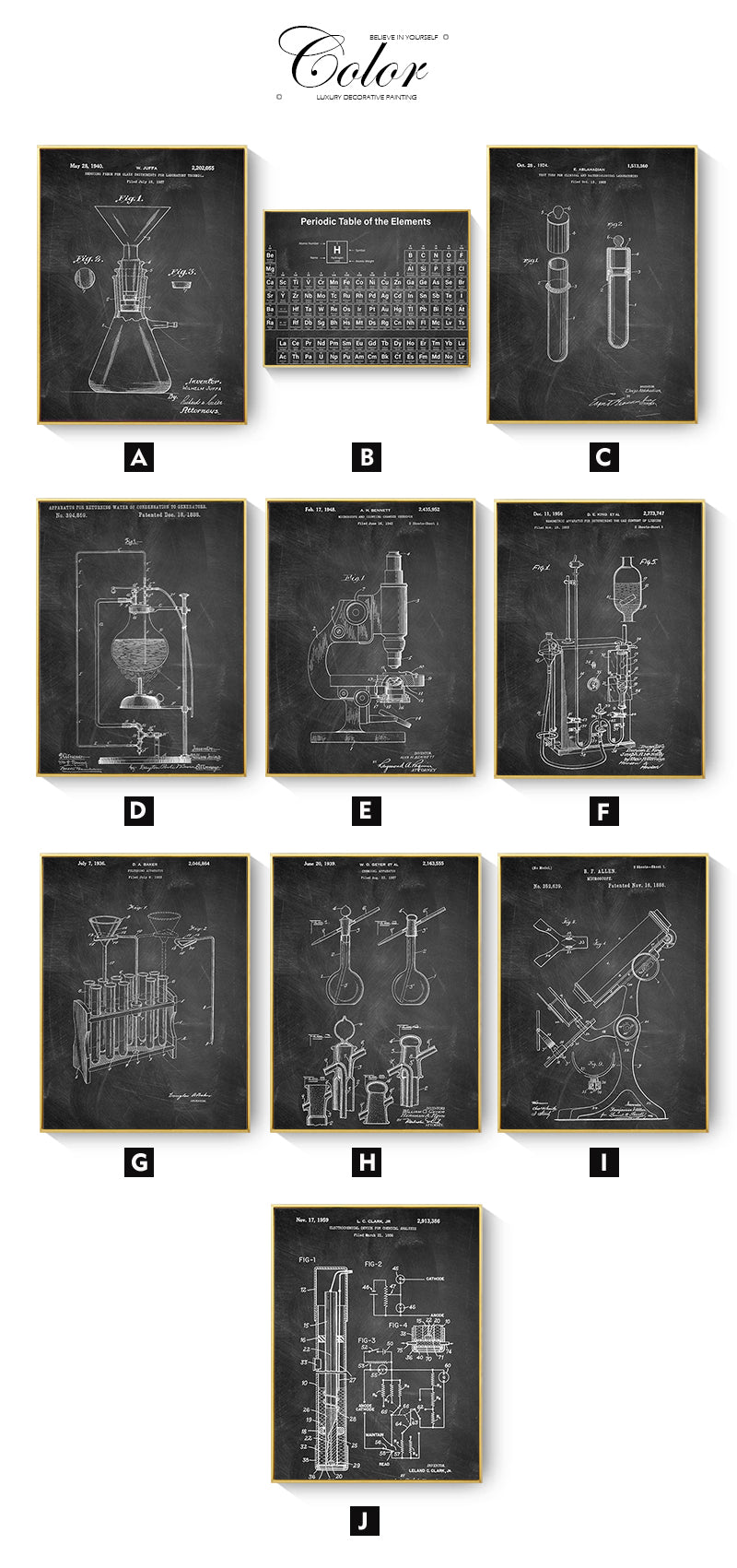 CORX Designs - Black and White Chemistry Canvas Art - Review