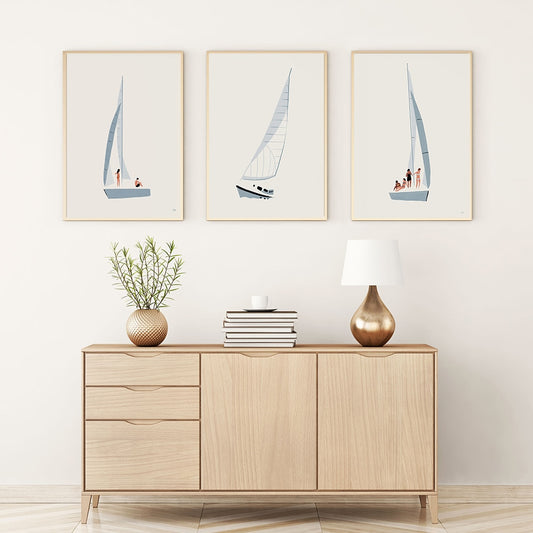 CORX Designs - Sailboat Nautical Canvas Art - Review
