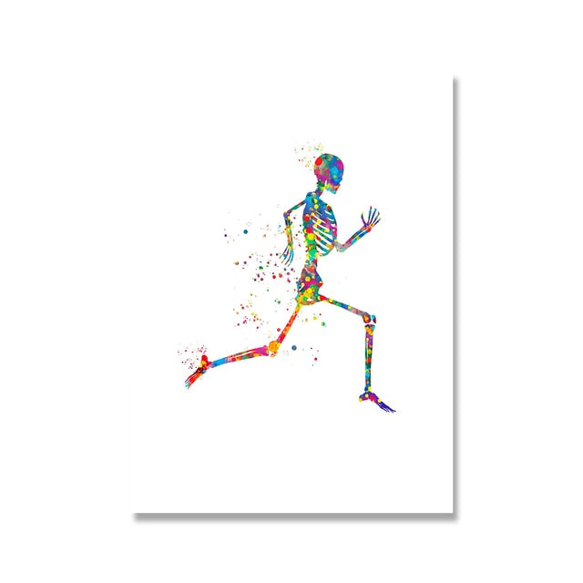 CORX Designs - Skeleton Work Out Canvas Art - Review