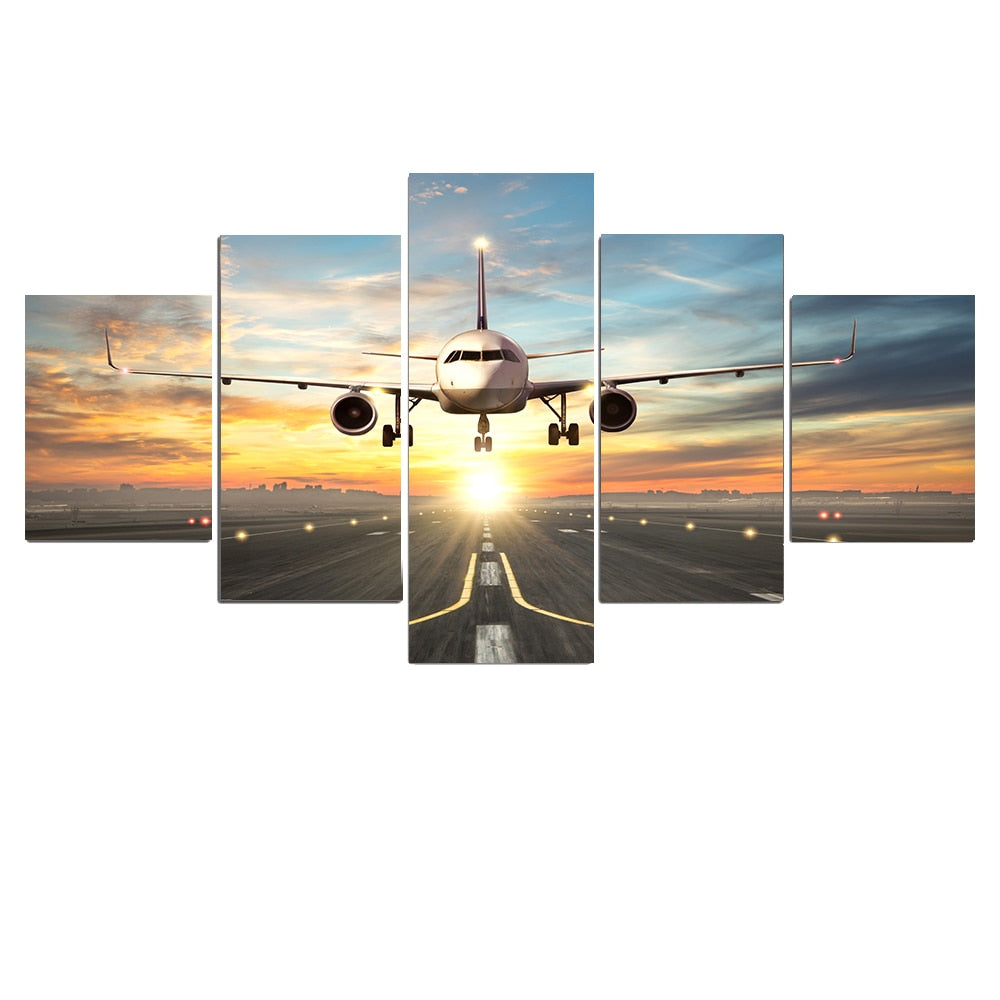 CORX Designs - Airplane Sunset Canvas Art - Review