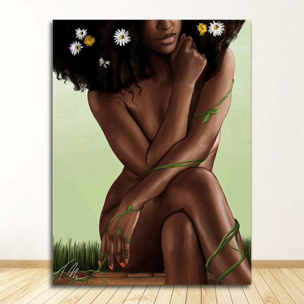 CORX Designs - African Art Black Woman Portrait Canvas - Review