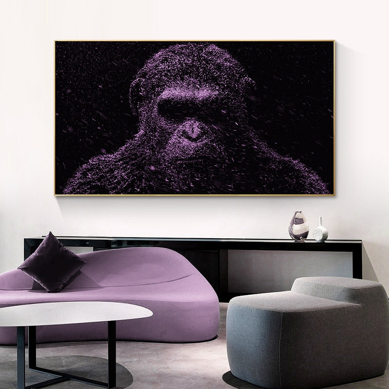 CORX Designs - Purple Orangutan Canvas Art - Review