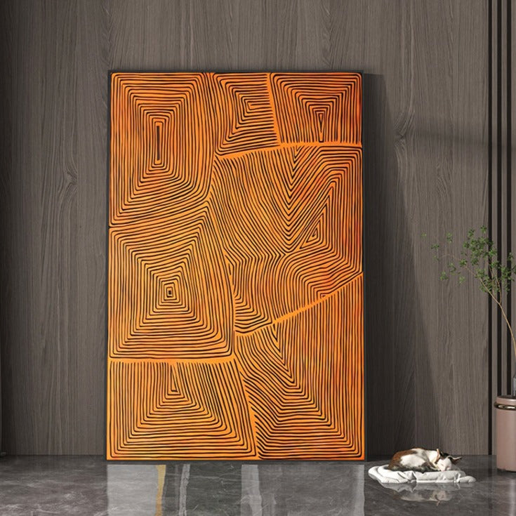 CORX Designs - Abstract Lamination Africa Ground Canvas Art - Review