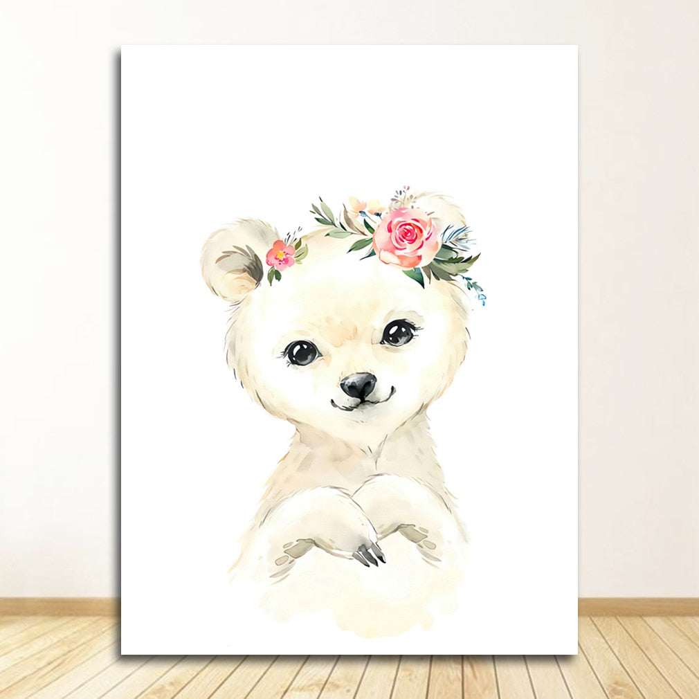 CORX Designs - Cute Animal Nursery Wall Canvas Art - Review