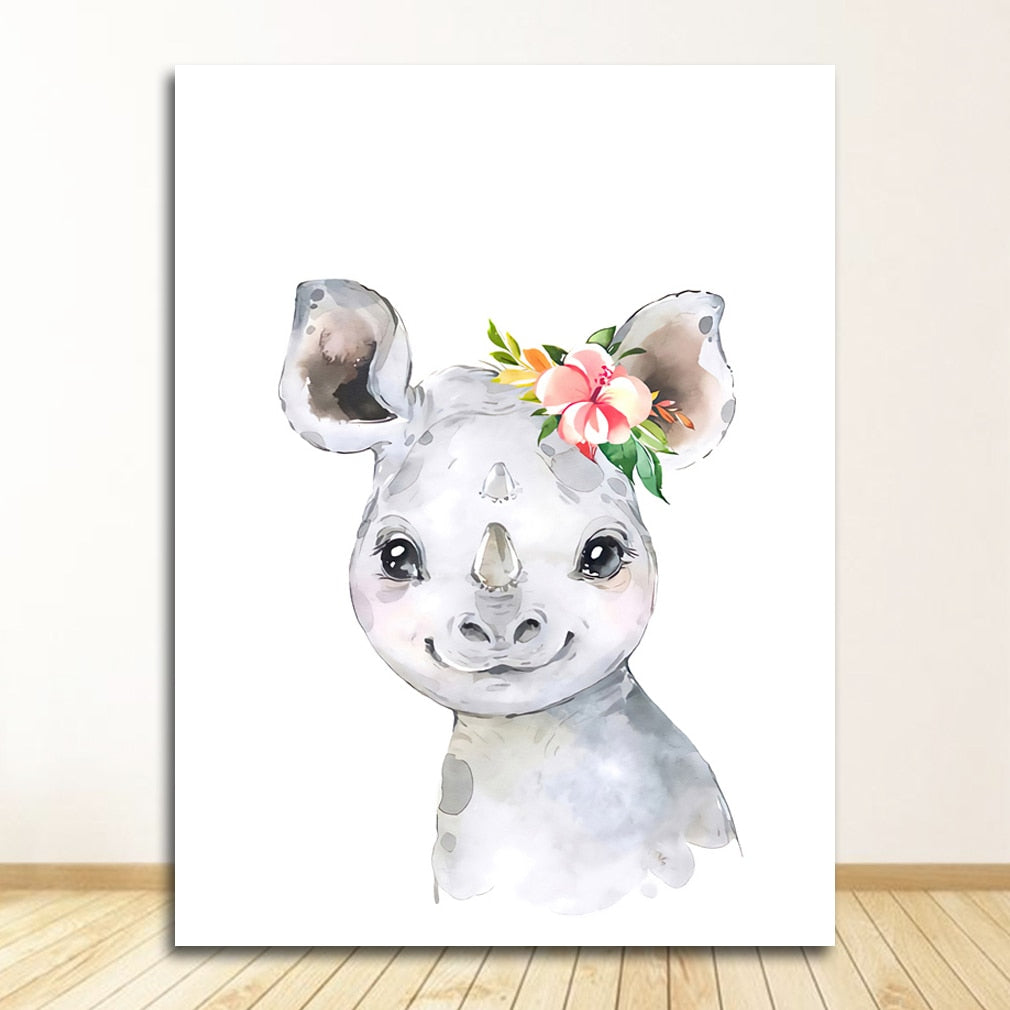 CORX Designs - Cute Animal Nursery Wall Canvas Art - Review