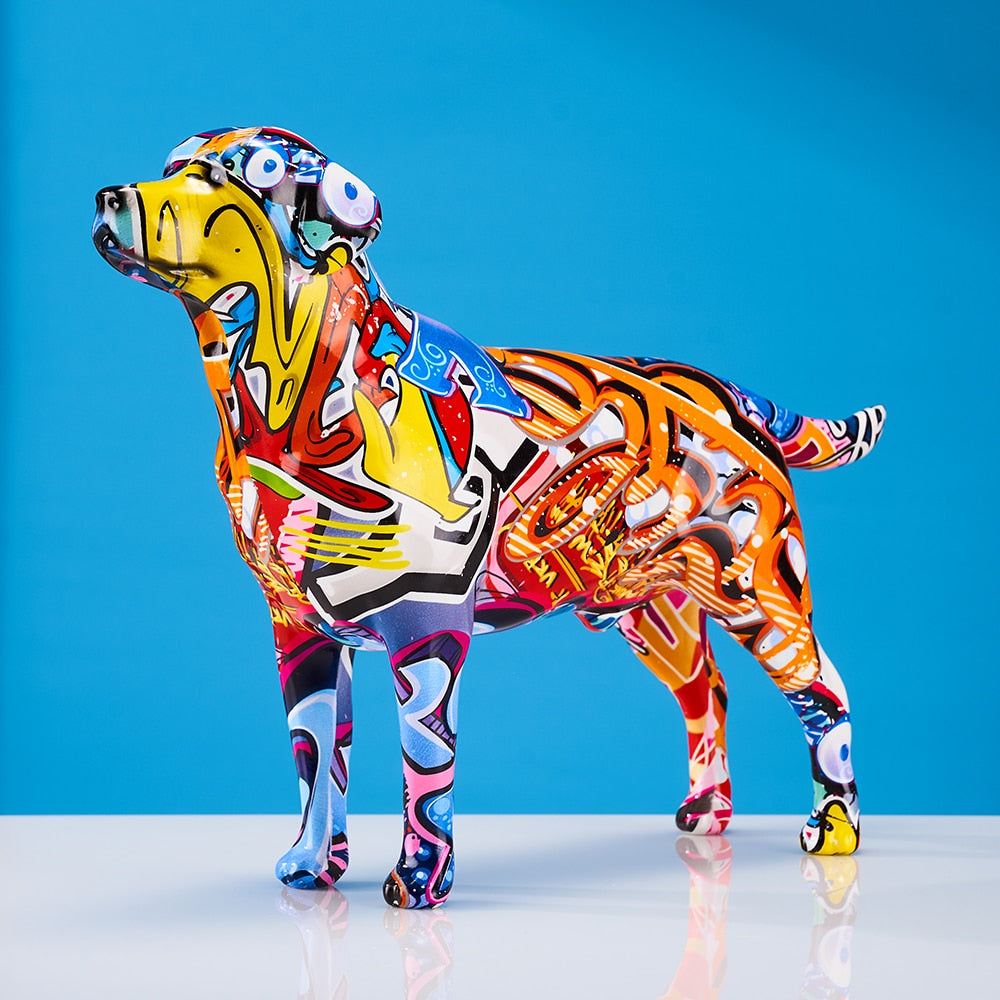 CORX Designs - Graffiti Labrador Resin Statue - Review