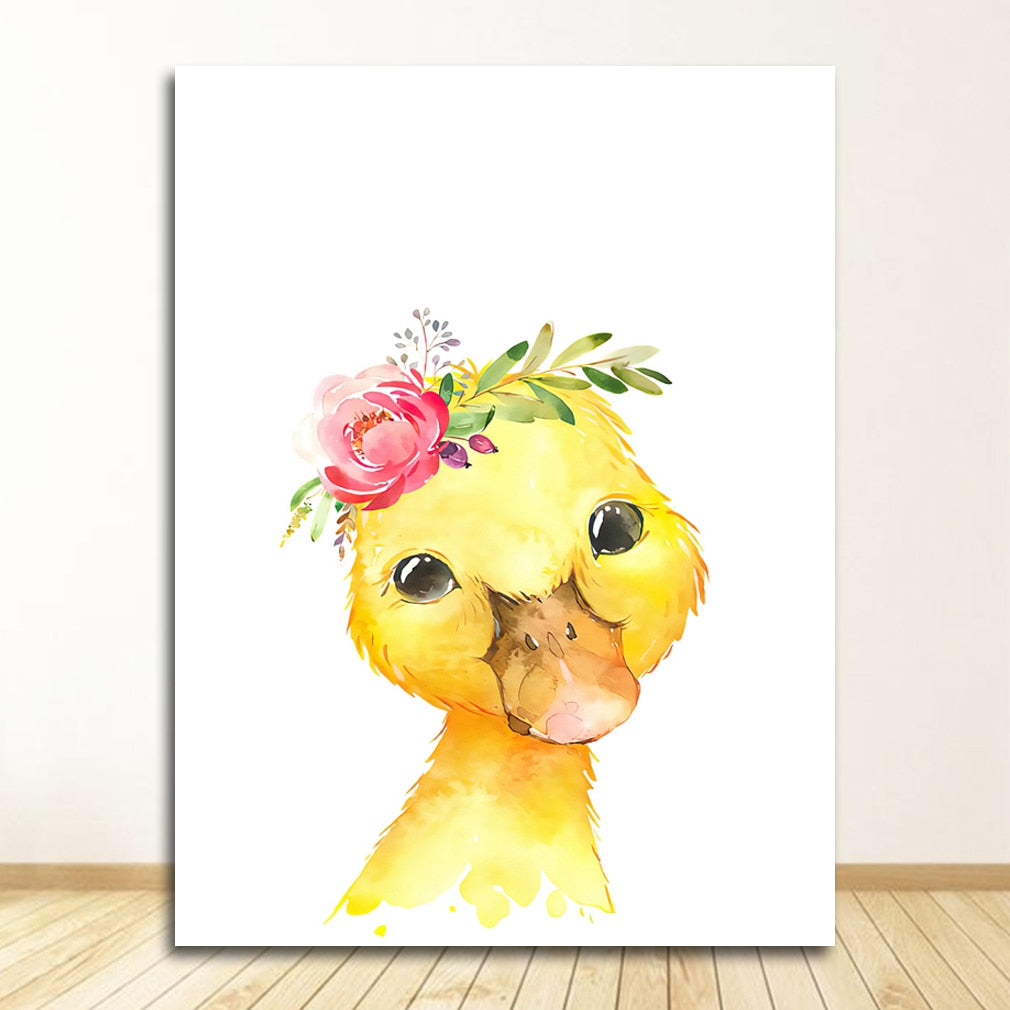 CORX Designs - Cute Animal Nursery Wall Canvas Art - Review