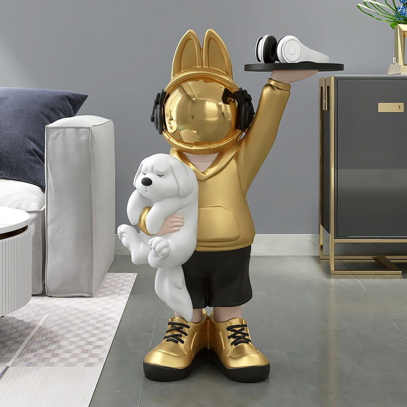 CORX Designs - Bunny Astronaut with Tray Statue - Review