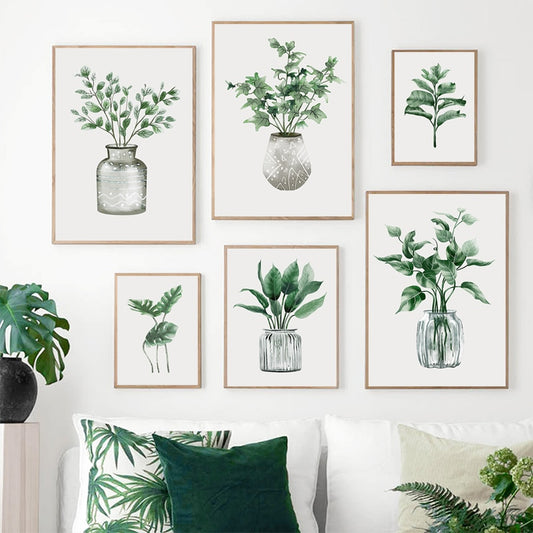 CORX Designs - Simple Green Plant Canvas Art - Review
