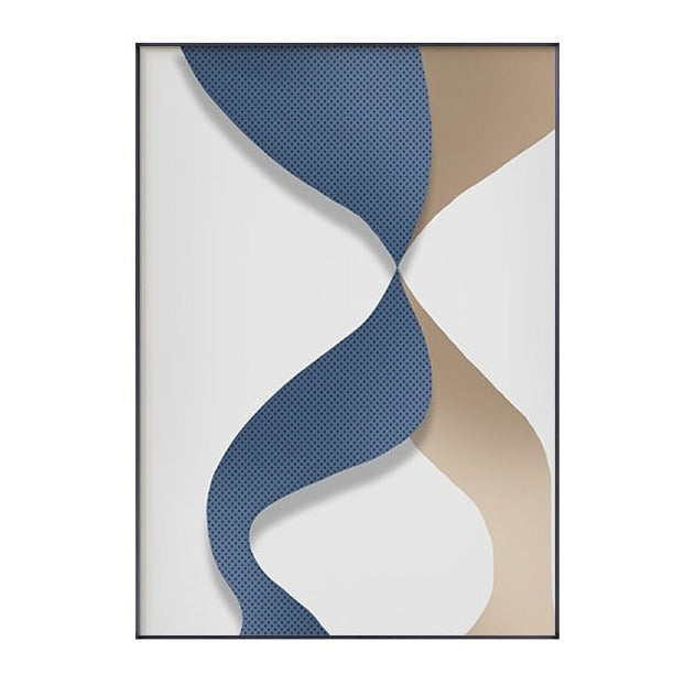 CORX Designs - Abstract Circle Blue White Canvas Art - Review