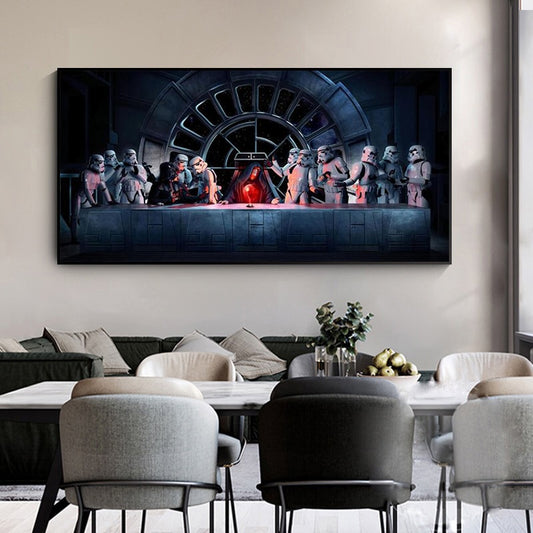 CORX Designs - Emperor Palpatine Last Supper Star Wars Canvas Art - Review