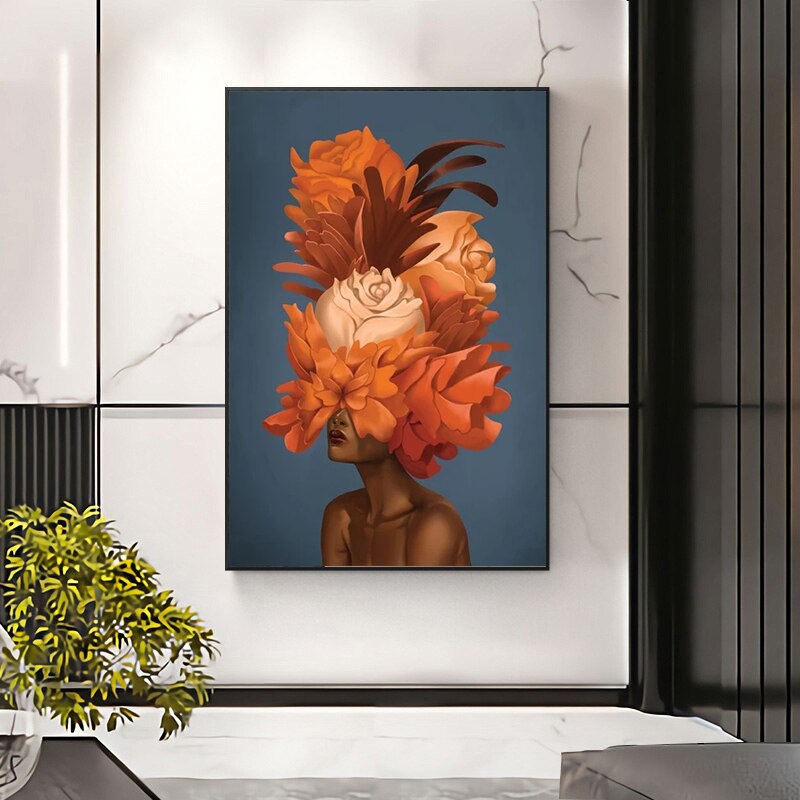 CORX Designs - Sexy Black Woman Flower Canvas Art - Review