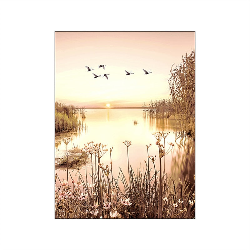CORX Designs - Autumn Sunlight Landscape Canvas Art - Review