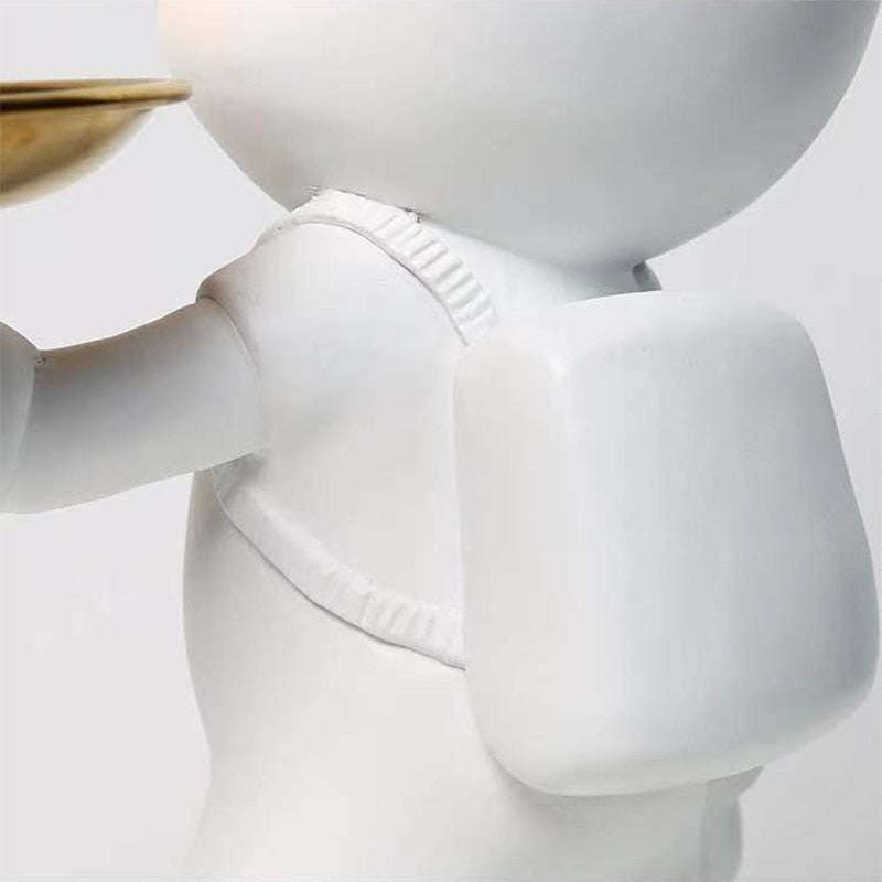 CORX Designs - Gold Silver Astronaut Rabbit Tray Statue - Review