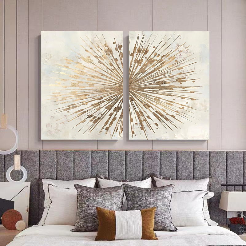 CORX Designs - Abstract Gold Foil Line Canvas Art - Review