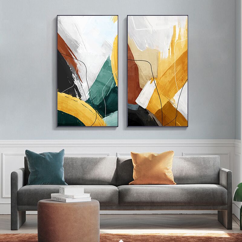CORX Designs - Abstract Colorful Paint Canvas Art - Review